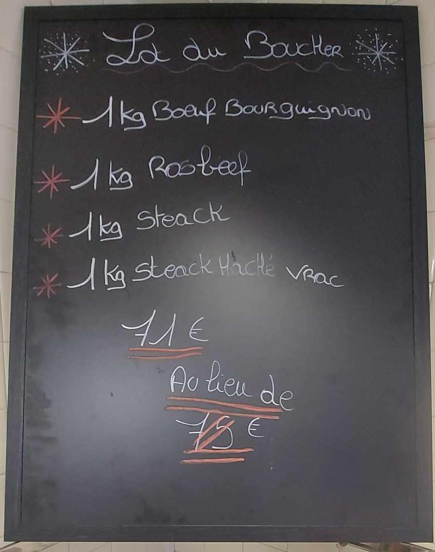 lot du boucher